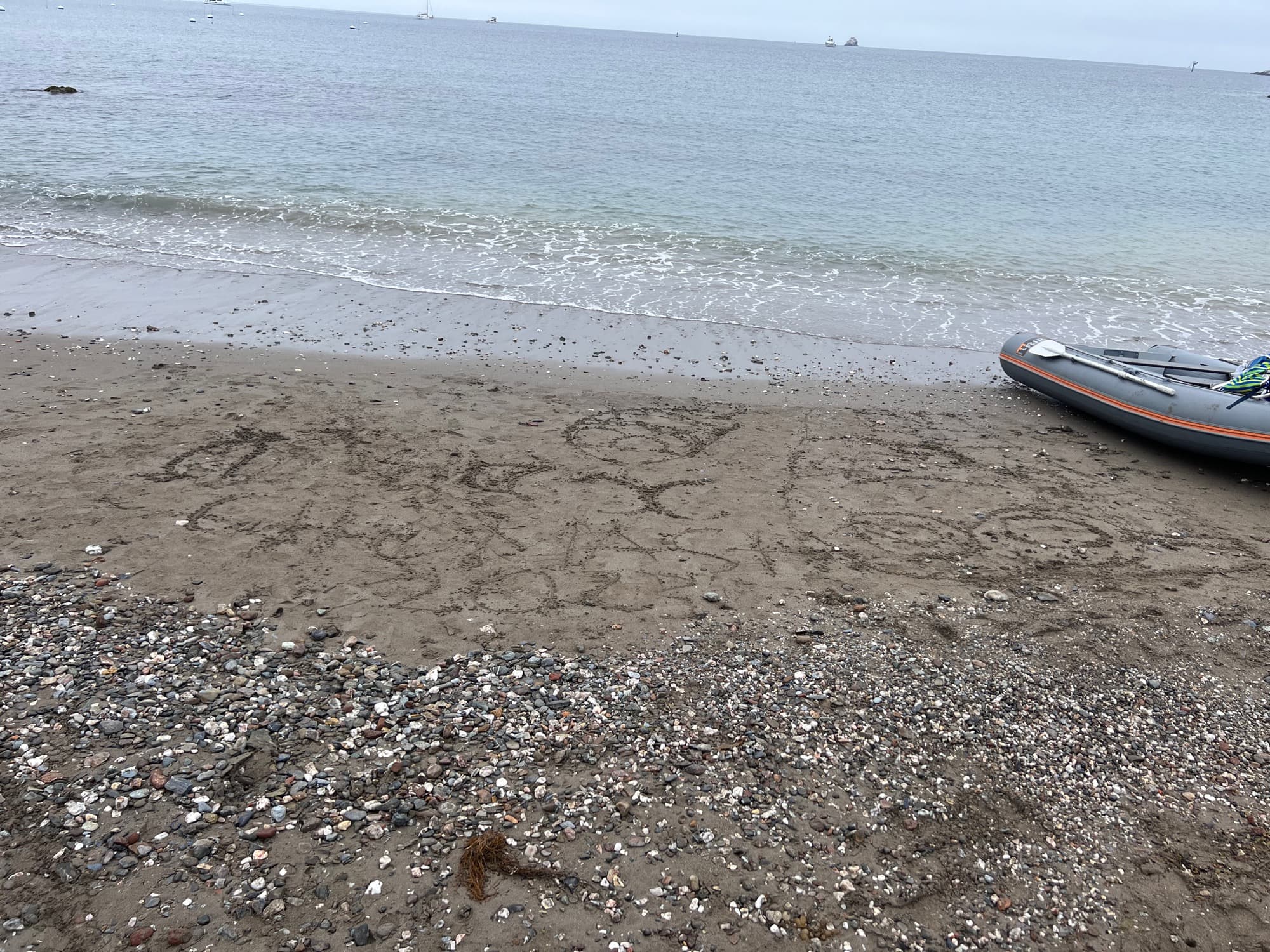 Sea cave and coastal cliffs carved by Atlantic waves
